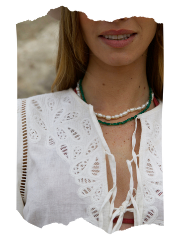 Emerald Drift Necklace