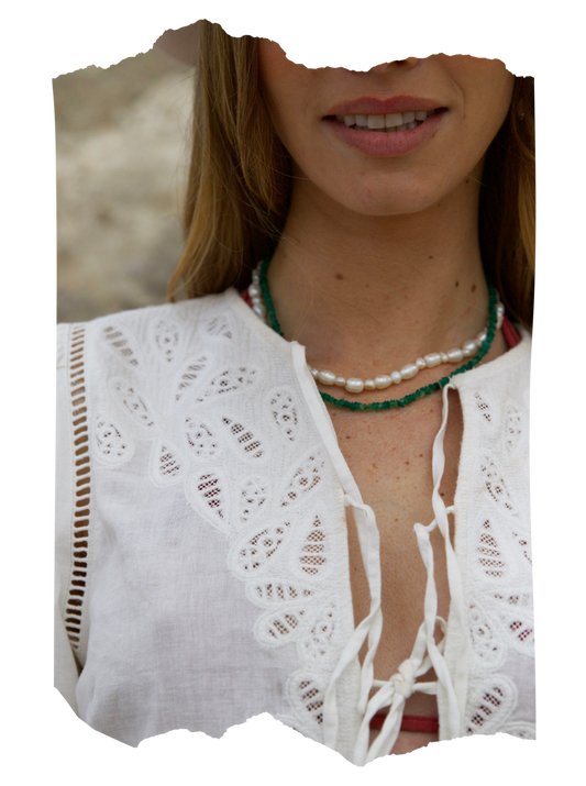 Emerald Drift Necklace