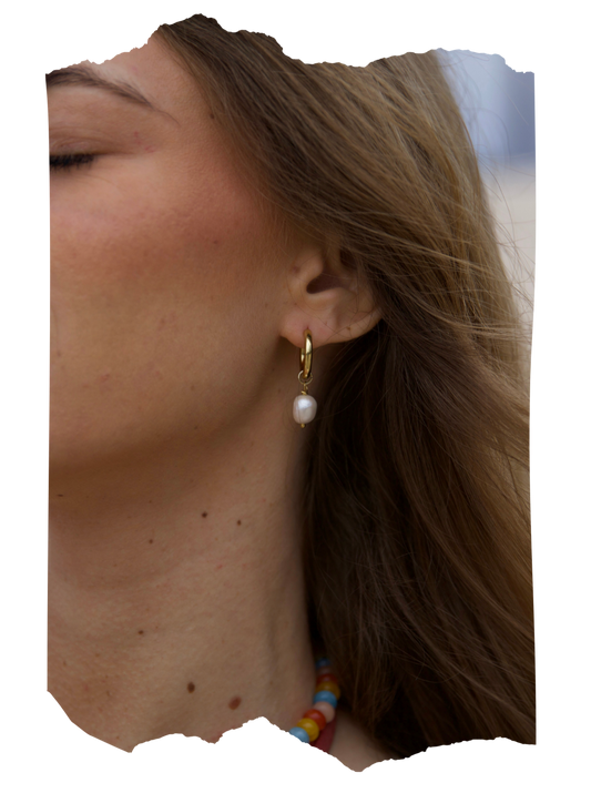 Pearl Hoops