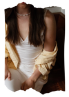 Golden Pearl Necklace